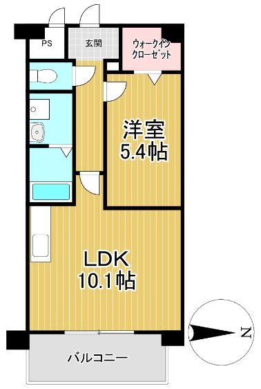 ラフレシーサ医大通りの間取り