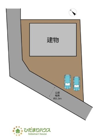 【区画図】 | 石岡市行里川　中古戸建 | ご家族でお車乗る方に！駐車場2台完備！