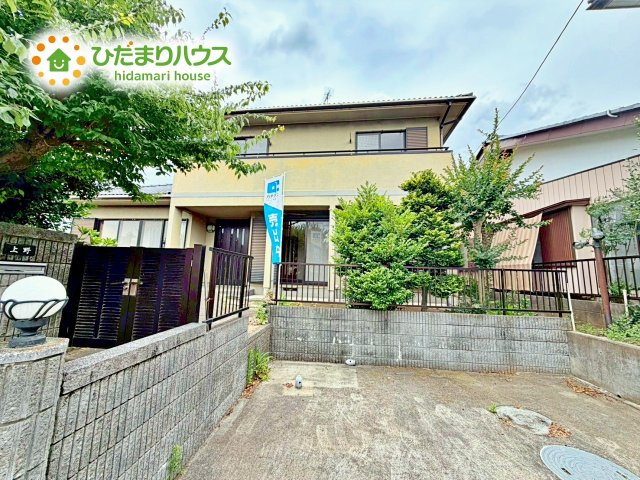 【外観】 | 石岡市行里川　中古戸建 | 広々とした敷地でBBQや家庭菜園などを楽しめます！