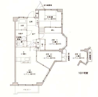 【間取り】 | シェ・ノートフ桑原台