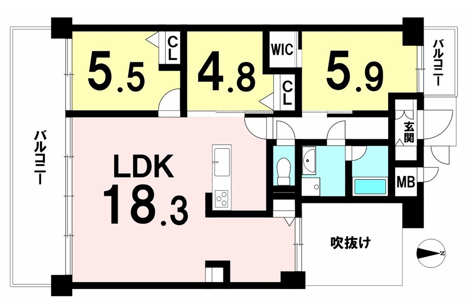 コスモシティ森林公園壱番館の画像