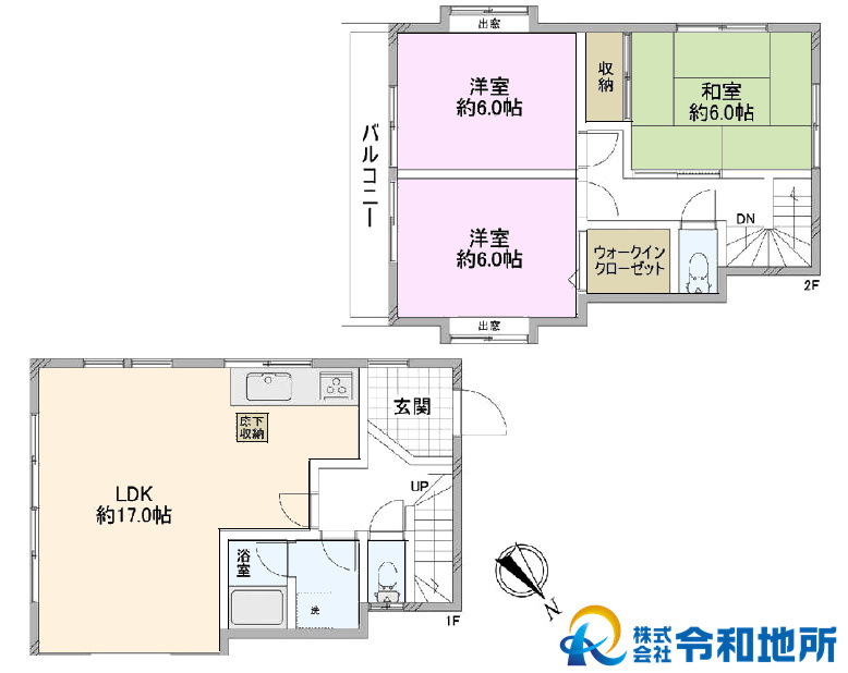 中古戸建　藤沢市辻堂西海岸2丁目の間取り