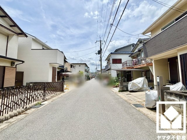 伏見区醍醐南西裏町の前面道路含む現地写真
