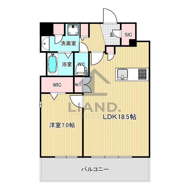 S-RESIDENCE大手門awesome　赤坂小学校区の間取り|S-RESIDENCE大手門awesome