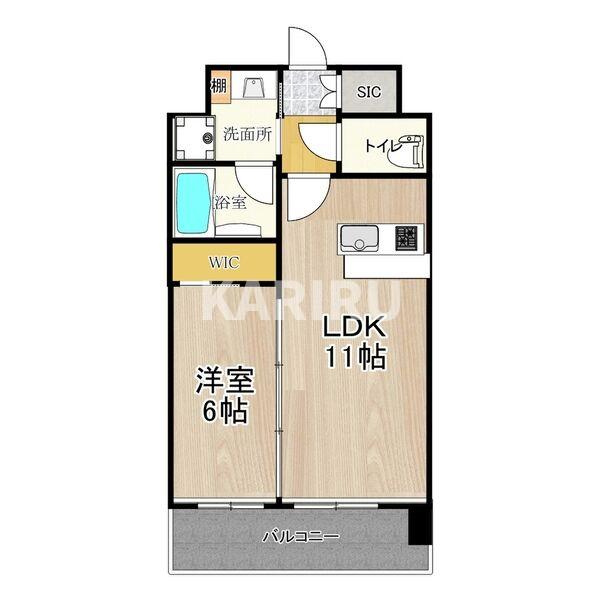プレジオ内代の間取り