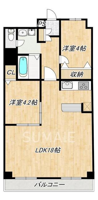 川口ハイツの間取り|間取図☆