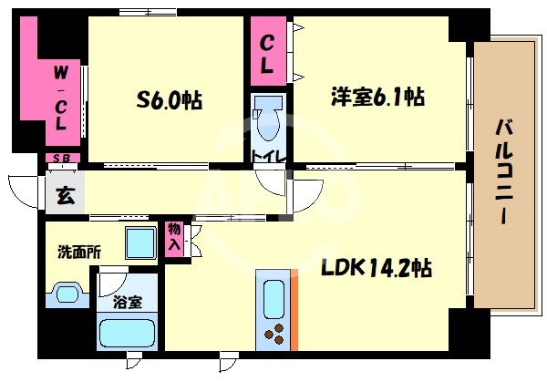 レジデンス・スエヒロ上本町の間取り|レジデンス・スエヒロ上本町　間取り