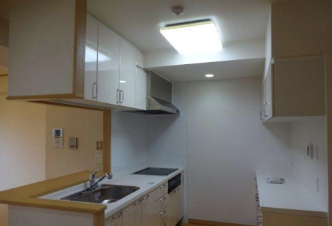 T's garden北柏　2号棟のキッチン