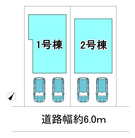 【同施工物件ご案内可能】知多市つつじが丘3丁目の区画図