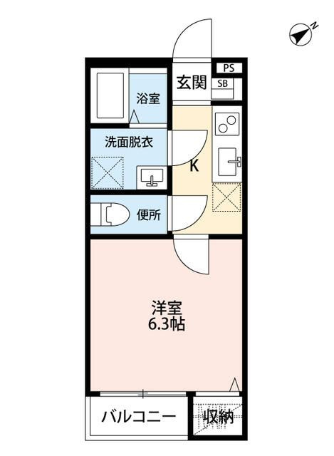 ブルームケミガワの間取り