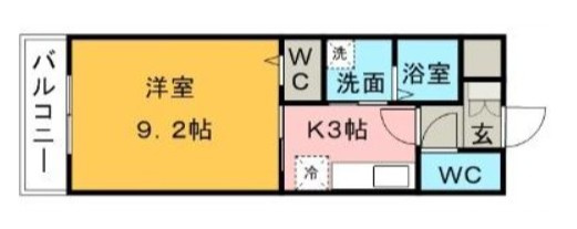 アイビーコート弐番館の間取り