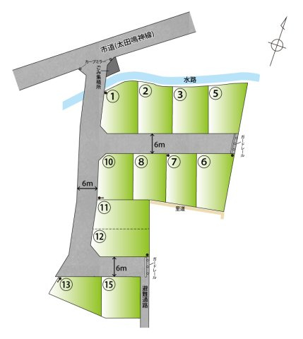 秋月Ⅸ　15号地　【土地＋建物参考プラン】の区画図