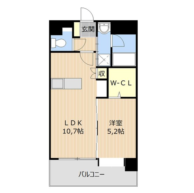 ウォルトン長嶺の間取り