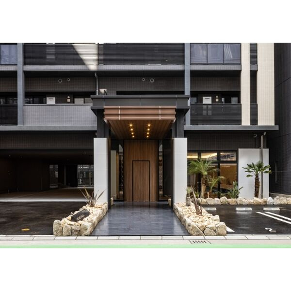 アビターレ博多　東住吉小学校区のエントランス|アビターレ博多