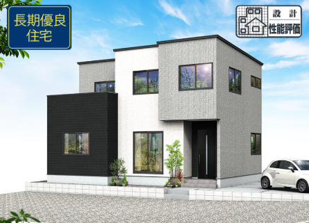 売新築戸建　富士市国久保3丁目の外観パース