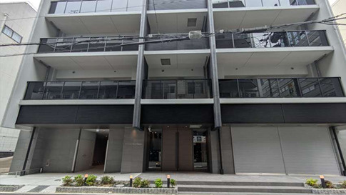 大阪市淀川区西中島６丁目の店舗事務所の外観パース