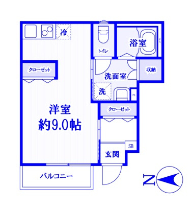 メイプルソラーナの間取り