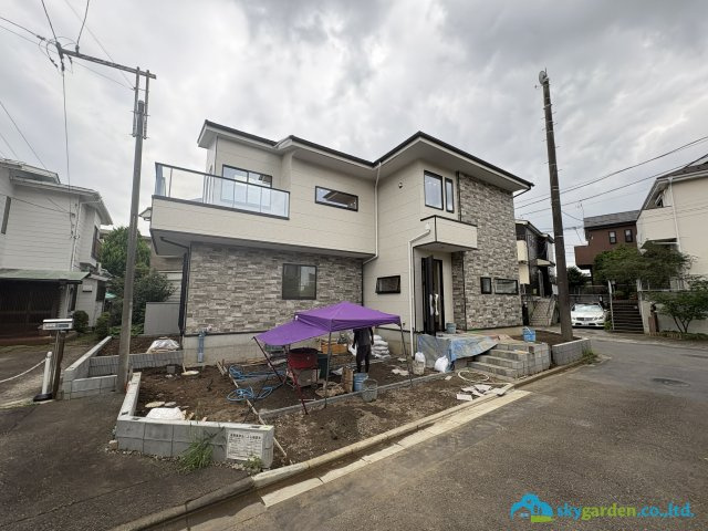 藤沢市鵠沼藤が谷４期　新築戸建　全１棟の外観