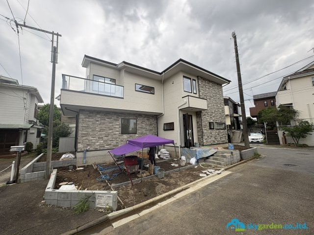 藤沢市鵠沼藤が谷４期　新築戸建　全１棟の外観
