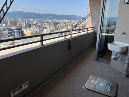 福岡市早良区藤崎１丁目の賃貸マンションのバルコニー|物件の画像10