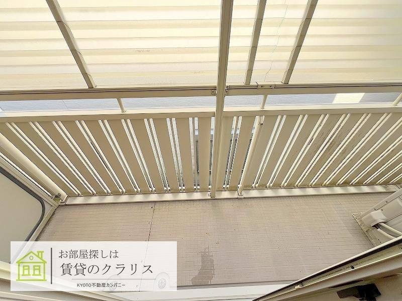 シュペリールA棟のバルコニー
