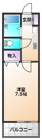 ドミールＢ棟の間取り