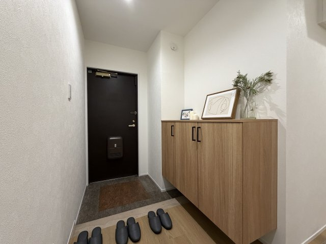 ライオンズマンション引山の玄関