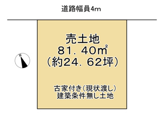 【土地図】 | 野洲市栄　売土地