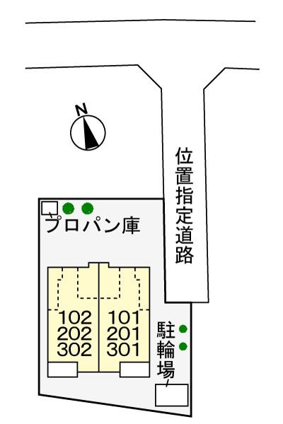 ブローテ　飛鳥の区画図