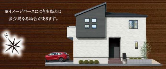 鴻巣市吹上本町３期　の完成予想図|１号棟完成予想図