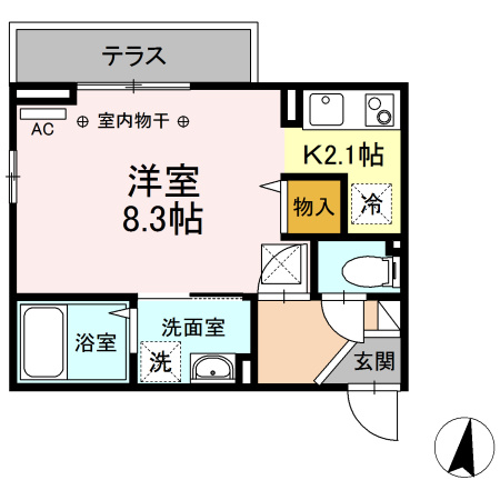 【間取り】 | D-room堀之内