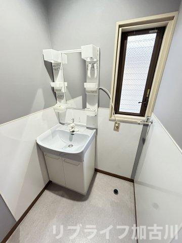 阿弥陀町貸家の洗面所