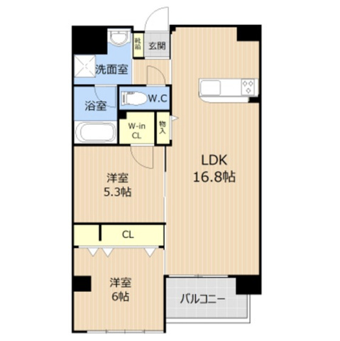 GLC新大江の間取り