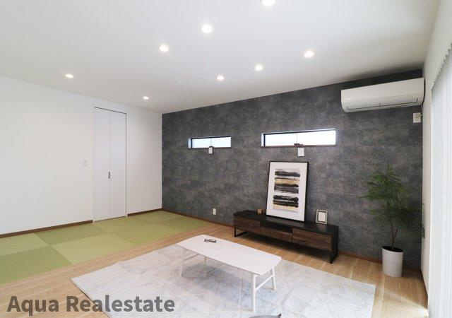高松市多肥上町の新築一戸建の居間・リビング|居間です