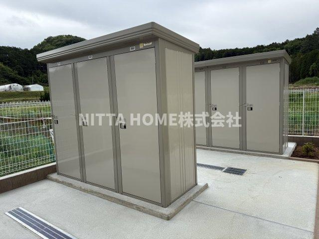 クレール丹波Ⅰのその他共用部分|外部物置が利用することができます◇