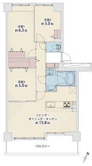 【間取り】 | コート甲子園南　１番館