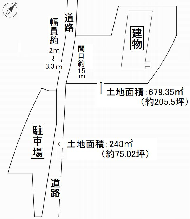 東海市名和町出崎　オランジュの区画図