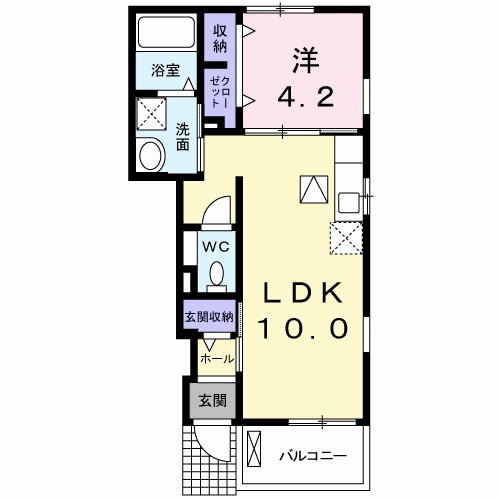【間取り】 | ラ・ドゥサーⅠ