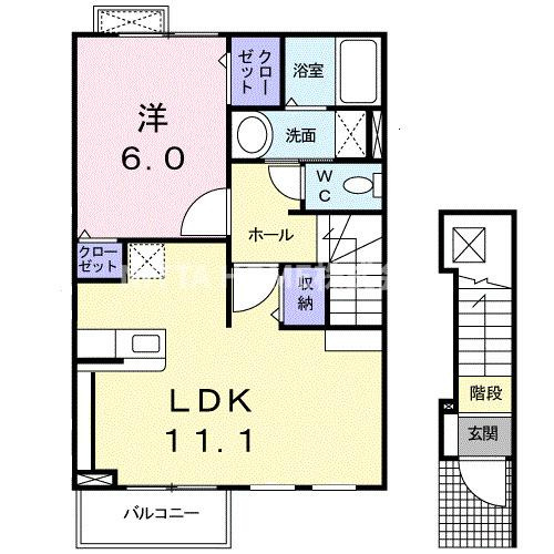 舞鶴市字余部下のアパート