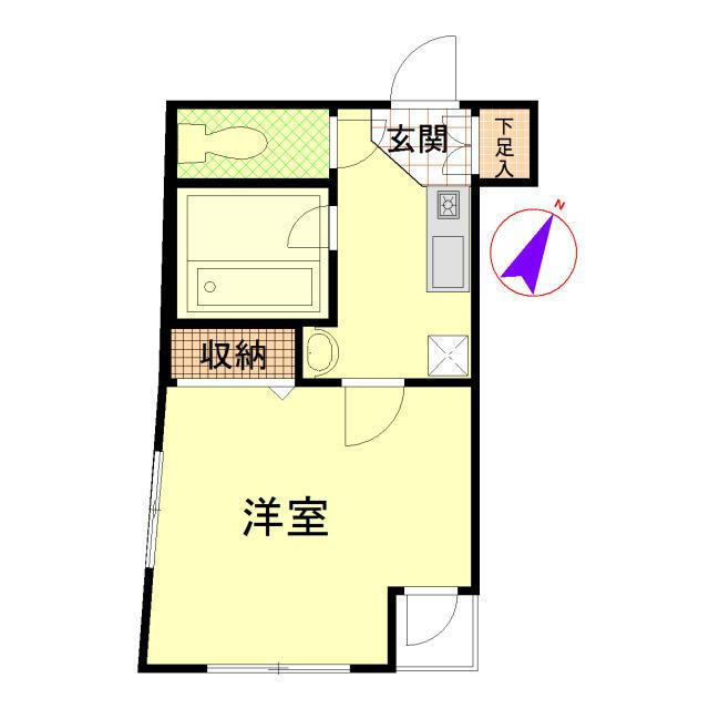 ゼフィール横濱の間取り