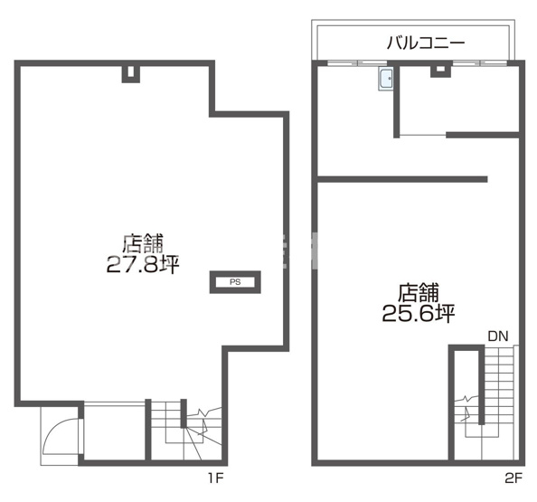 【間取り】 | 菱屋西2丁目店舗