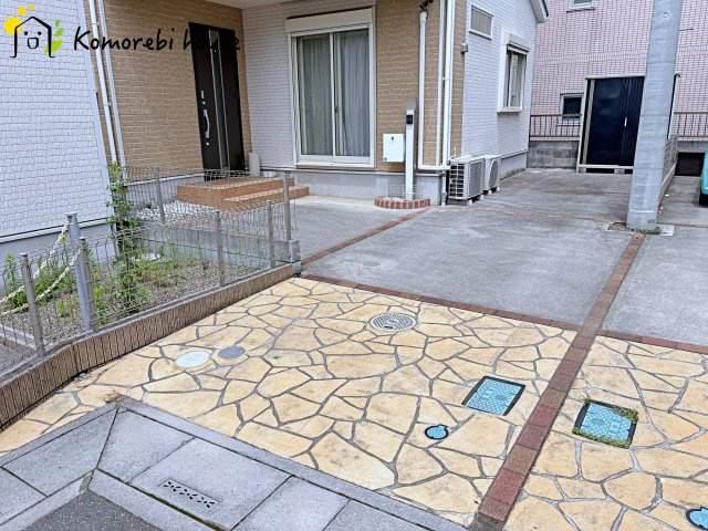 桶川市神明　中古戸建ての駐車場|26.6.22撮影済み