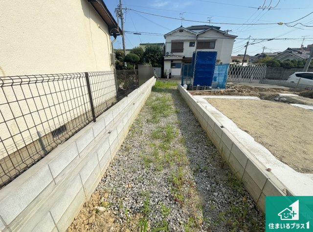 堺市東区菩提町　新築一戸建ての外観|現在の進捗状況です！順調に作業進行中、完成が待ち遠しいです！詳細の間取り等、お気軽にお問い合わせください！