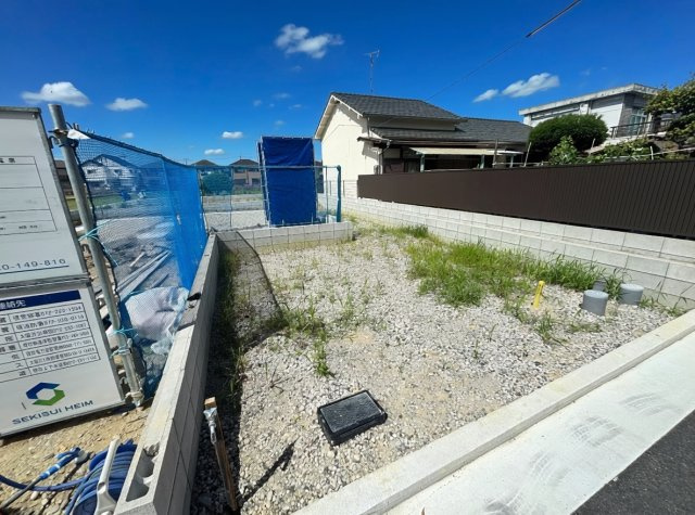 堺市東区菩提町　新築一戸建ての外観|現在建築中！落ち着いた街並みで新生活を始めることが出来そう！周辺の物件も併せてご紹介させて頂きます！