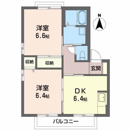 レジデンスＫの間取り