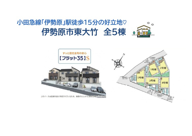 【区画図】 | 各区画の景観・外観・植栽に統一感が出る様計画された分譲地内◎
小田急線「伊勢原」駅徒歩１５分の好立地◎
小・中学校近く、コンビニ（徒歩５分）暮らしやすさもお墨付きですよ♪
