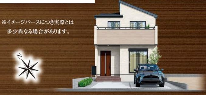 鴻巣市吹上本町３期　の完成予想図|２号棟完成予想図