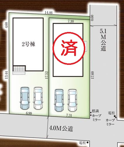 鴻巣市吹上本町３期　の区画図|現地区画図