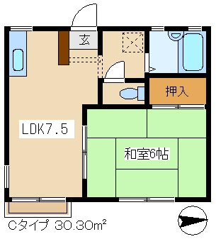 メイビプレジオの間取り