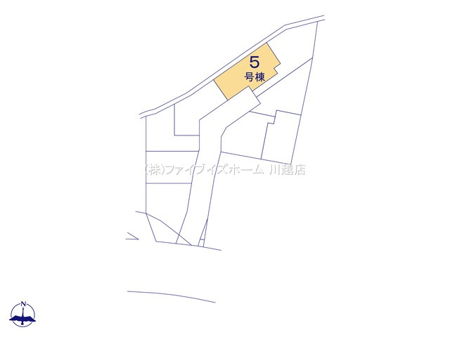 【5号棟　区画図】